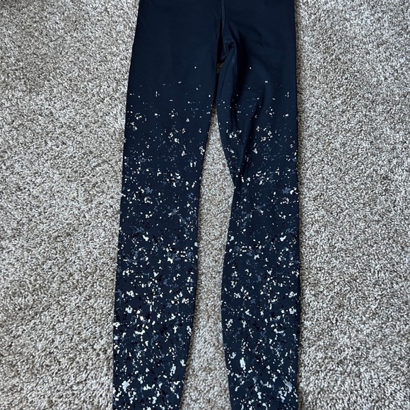 Lululemon Speed Wunder Tight 28" *Speckle Shine Black / Deep Coal / Silver - Picture 1 of 3